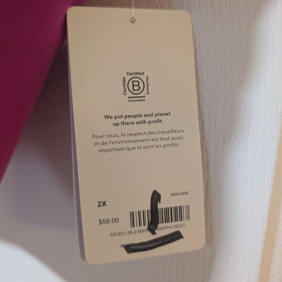 Athleta | Conscious Crop Bra D-DD In Magenta - Picture 7 of 11